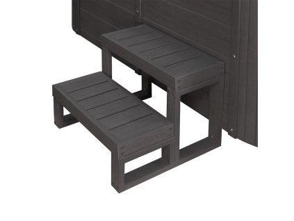 48744 schodki do jacuzzi szare