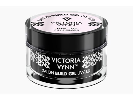 59585 stavebni gel 10 pink glass 50 ml