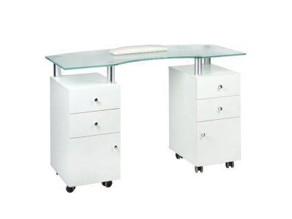 48441 stolik do manicure bd 3453 bialy