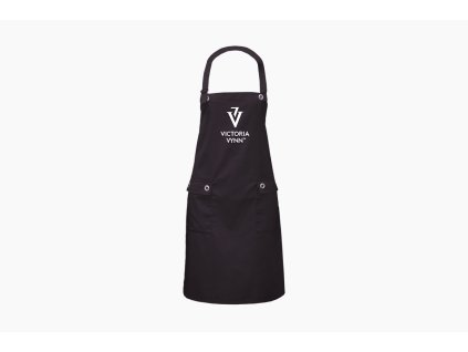 59708 victoria vynn apron black elegantni cerna zastera urcena pro profesionalni stylistky