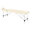 63032 balance stol skladany do masazu aluminiowy 2 segmentowe cream