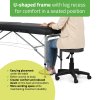 62834 4 portable massage table vera 60 comfy base k515 black