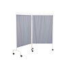 54059 3 standard white modular screen curtain grey