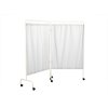 53813 3 standard white modular screen curtain white