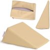 54854 wedge bolster 20x15x10 k533 beige