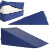 53867 wedge bolster 50x35x20 k012 navy blue