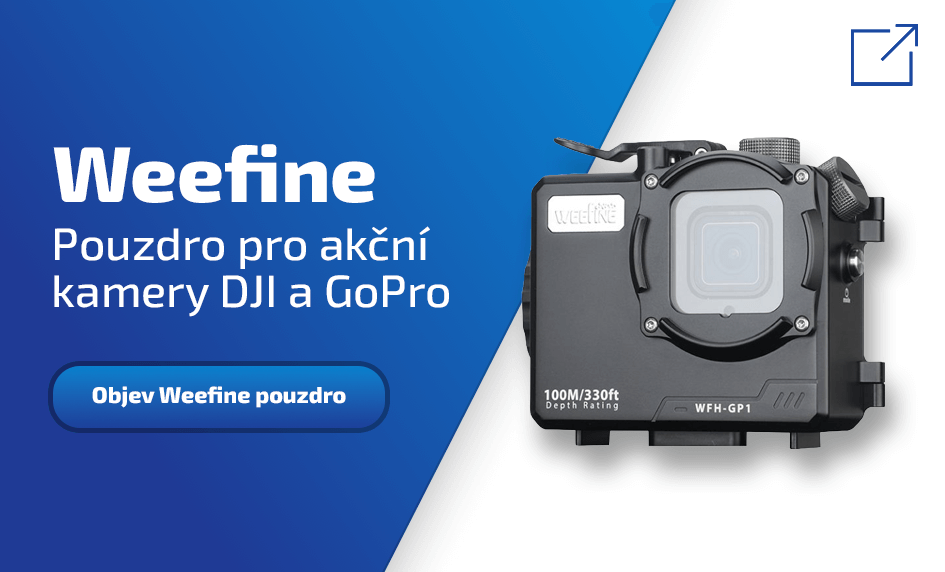 Weefine - Pouzdro na akční kameru GoPro a DJI