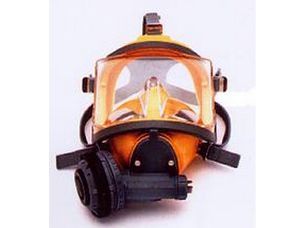 Interspiro celoobličejová maska AGA MK II žlutý silikon podtlak