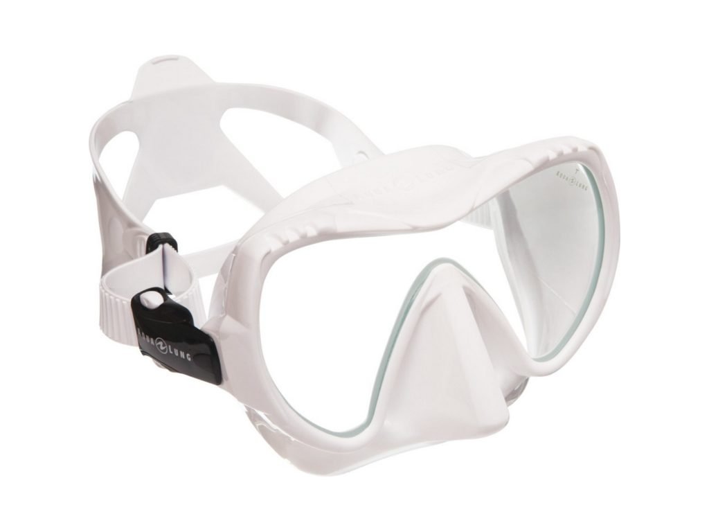 Aqualung potápěčské brýle  MISSION MIDI silikon bílý