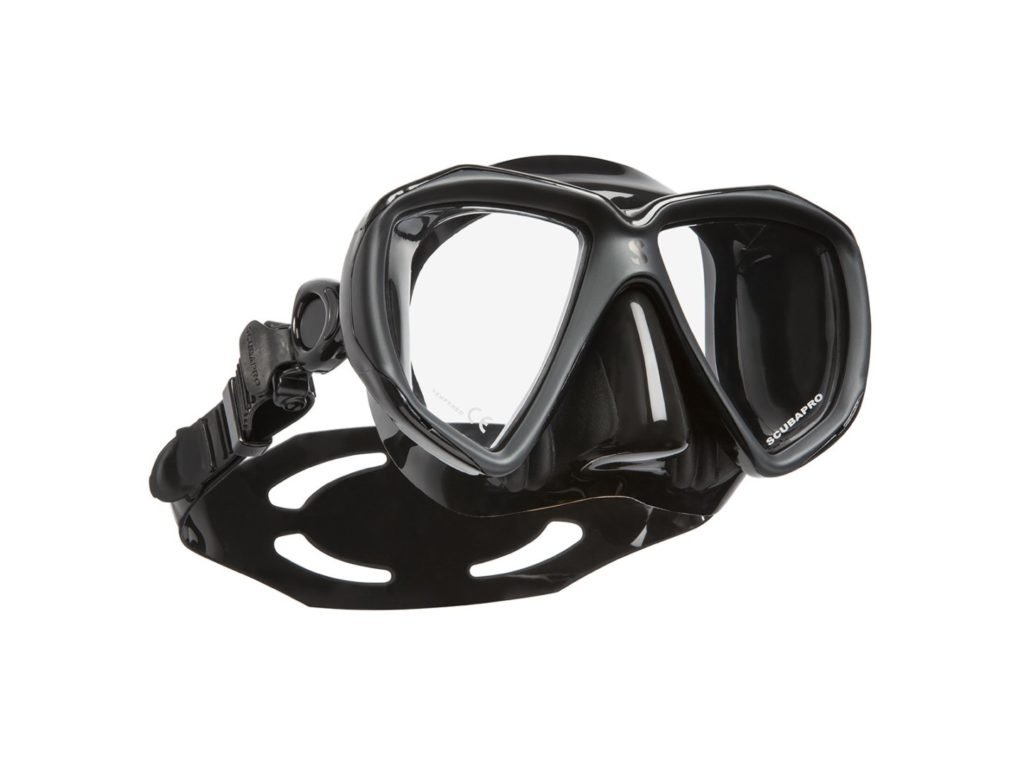 Scubapro potápěčské brýle  SPECTRA silikon černý - černá
