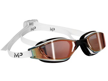Michael Phelps Aqua Sphere XCEED Gold, titanově zrcadlový zorník, bílá/zlatá
