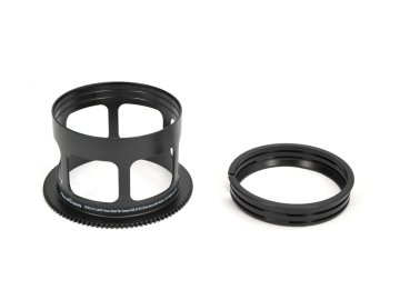 Nauticam RC815-F+1.4xTC Focus Gear for Canon EOS EF 8-15mm lens with Kenko 1.4x teleplus pro 300