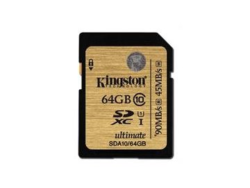 Kingston SDXC karta 64GB Class 10 UHS-I Ultimate 300x (90MB/s; 45MB/s)