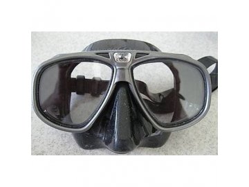 Potápěčská maska Technisub Tyke MIDI silikon černý, tmavě stříbrná