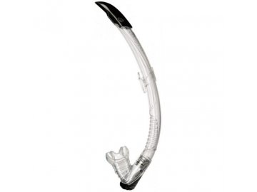 Šnorchl Aqualung Technisub ZEPHYR arktická bílá, transparent silikon