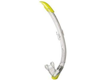 Technisub šnorchl ZEPHYR silikon transparent - lime