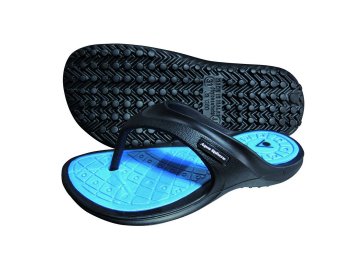 Bazénové pantofle Aqua Sphere TYRE JUNIOR, černá/modrá
