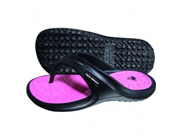 Bazénové pantofle Aqua Sphere TYRE JUNIOR, černá/růžová
