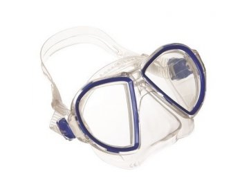 Aqualung Sport potápěčské brýle  DUETTO LX silikon transparent - modrá