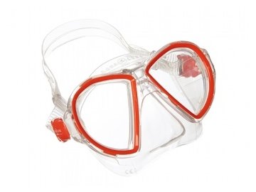 Aqualung Sport brýle DUETTO MIDI LX červená, transparent silikon