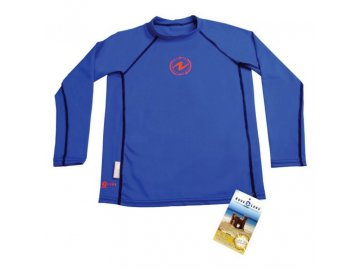 Aqualung Sport tričko RASHGUARD KIDS LS, modrá