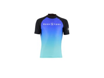 Aqualung tričko RASH GUARD FROZEN BLUE MEN SHORT SLEEVE pánské