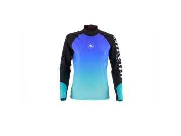Aqualung tričko RASH GUARD FROZEN BLUE LADY LONG SLEEVE dámské
