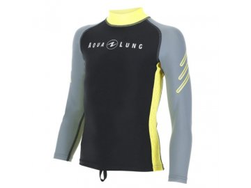 Aqualung tričko RASH GUARD JUNIOR LIME/GREY