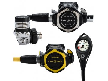 Automatika set Aqualung LEGEND 3 ELITE DIN + OCTOPUS LEGEND 3 + MANOMETR AL50 + REGULATOR BAG EXPLORER