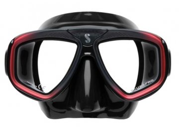 Scubapro potápěčské brýle  ZOOM EVO silikon černý - černá/červená
