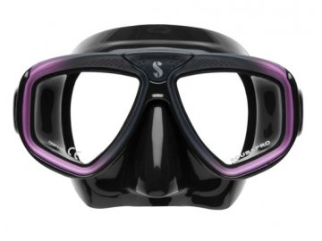 Scubapro potápěčské brýle  ZOOM EVO silikon černý - černá/fialová