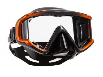 Scubapro potápěčské brýle  CRYSTAL VU silikon černý - bronzová