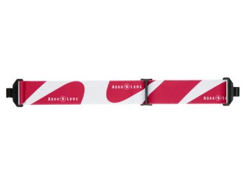 Látkový pásek k masce Aqualung FAST STRAP malinová/bílá