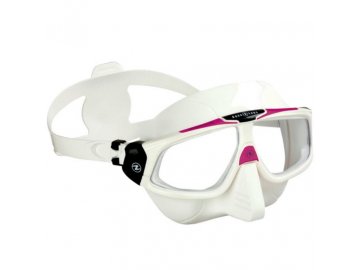 Aqualung potápěčské brýle SPHERA X malinová, bílý silikon