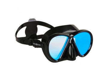 Aqualung maska HORIZON DS modrý zrcadlový zorník, černý silikon