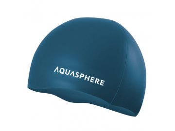Plavecká čepice Aqua Sphere PLAIN SILICONE CAP, zelená/bílá