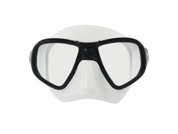 Aqualung potápěčské brýle MICROMASK X černá, bílý silikon