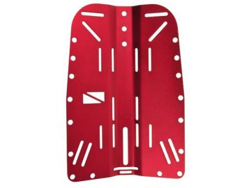 Backplate Tecline hliník (0,85kg), elox červený
