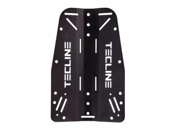 Backplate Tecline, hliník 3mm (850g), černý