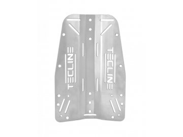 Tecline backplate 3mm (850g), hliník bílý