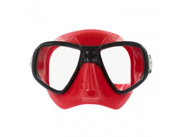Maska pro freediving Aqualung MICROMASK X, červená/černá