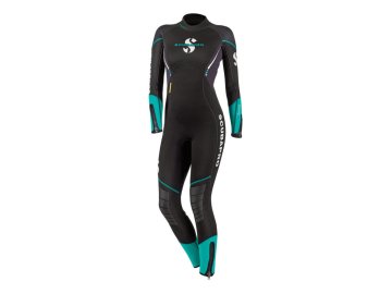 Dámský neoprenový oblek Scubapro SPORT STEAMER BLACK/TURQUOISE, 5mm