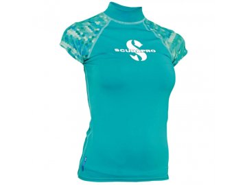 Dámské tričko Scubapro RASHGUARD CARIBBEAN UPF50, modré