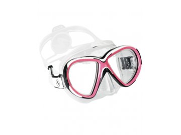 Aqualung maska REVEAL X2 silikon transparent, růžová