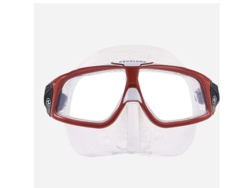 Maska pro freediving Aqualung SPHERA X čirý zorník, červená