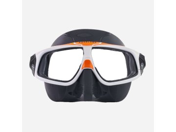 Maska pro freediving Aqualung SPHERA X čirý zorník, oranžová