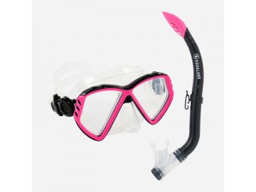 Dětský šnorchlovací set Aqualung Sport CUB COMBO SN, růžová