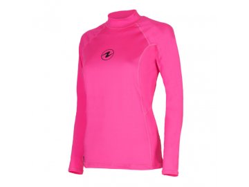 Aqualung dámské tričko RASHGUARD SLIM FIT, růžová