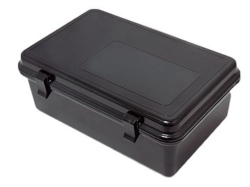 JTLine vodotěsný box, 21x14x8cm, černý
