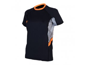 Dámské tričko Aqualung RASHGUARD LOOSE FIT, černá/šedá